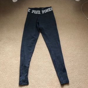 Pink Fleece-Lined Leggings